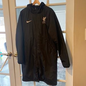 Liverpool stadium coat. Black size medium.